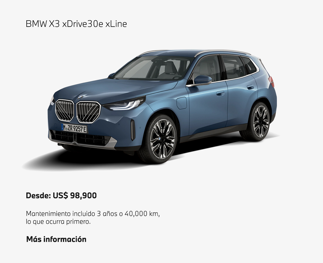 BMW X3 xDrive30e xLine